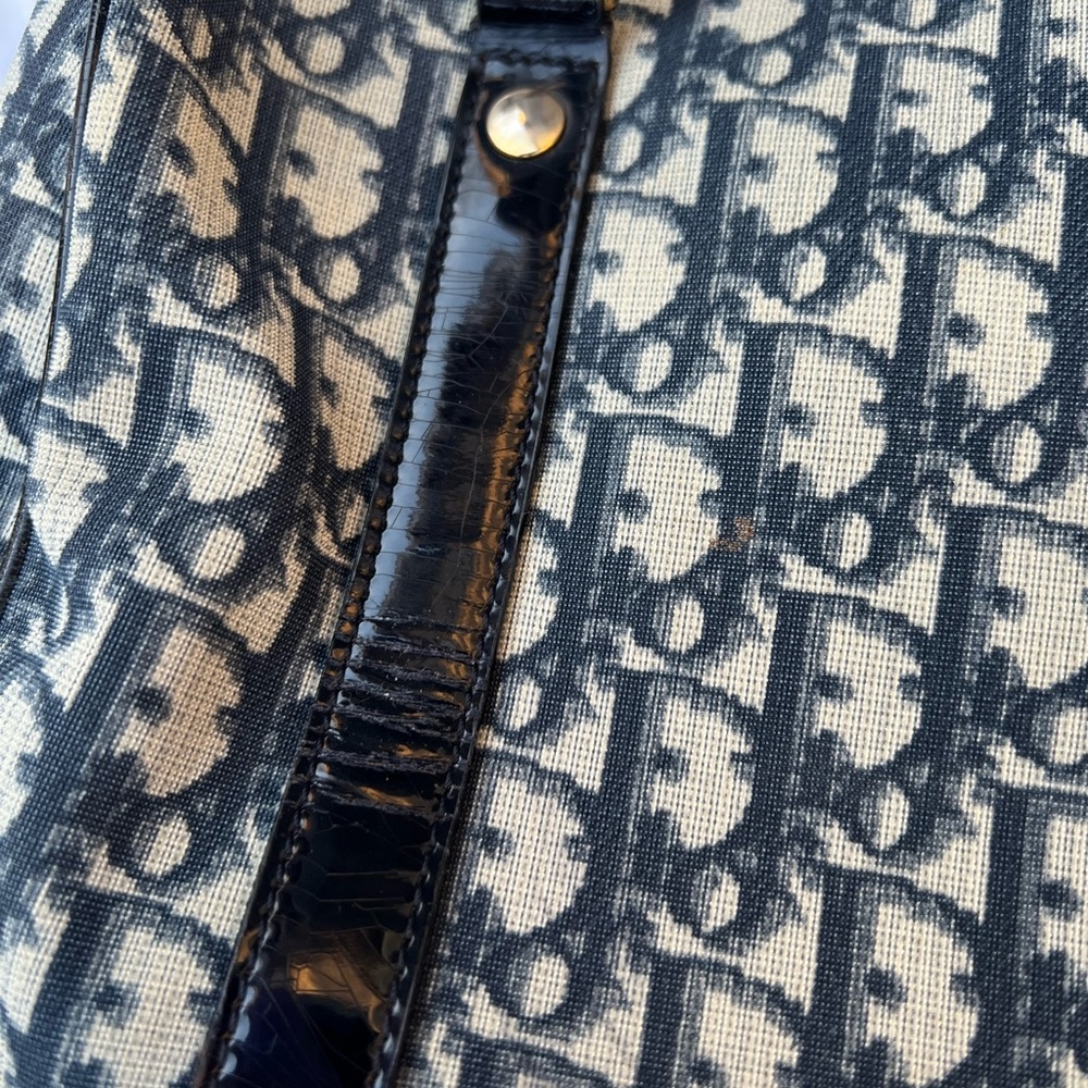 🚨🚨SOLD🚨🚨Dior Navy Trotter Boston Bag - Picture 2 of 14